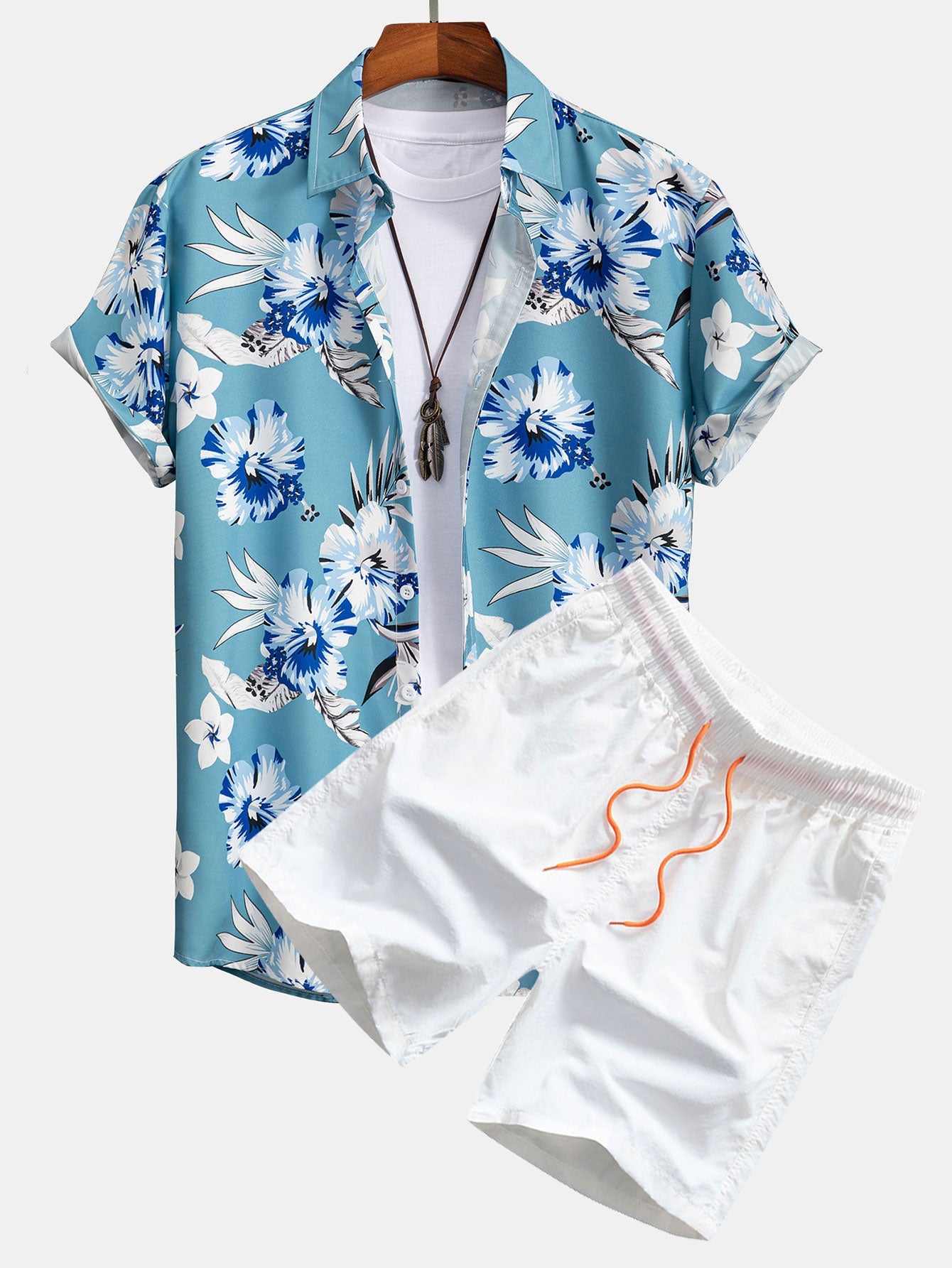 Cyan & White / 2XL