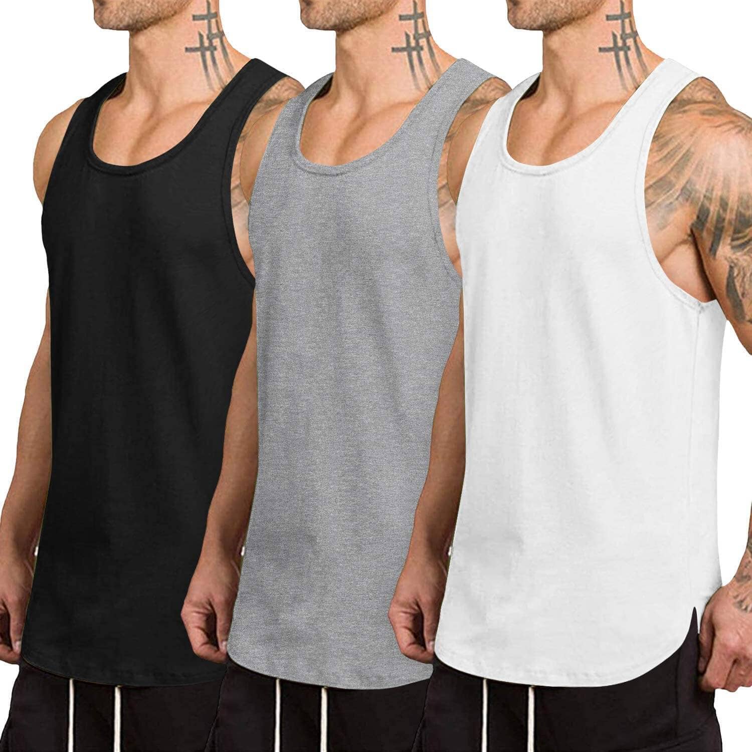 Black/ Gray/ White / XXL