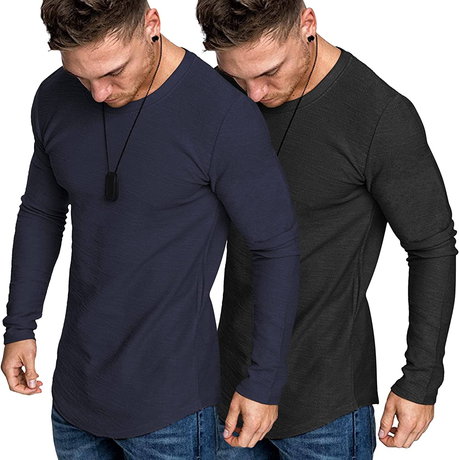 Black/Navy Blue / XXL