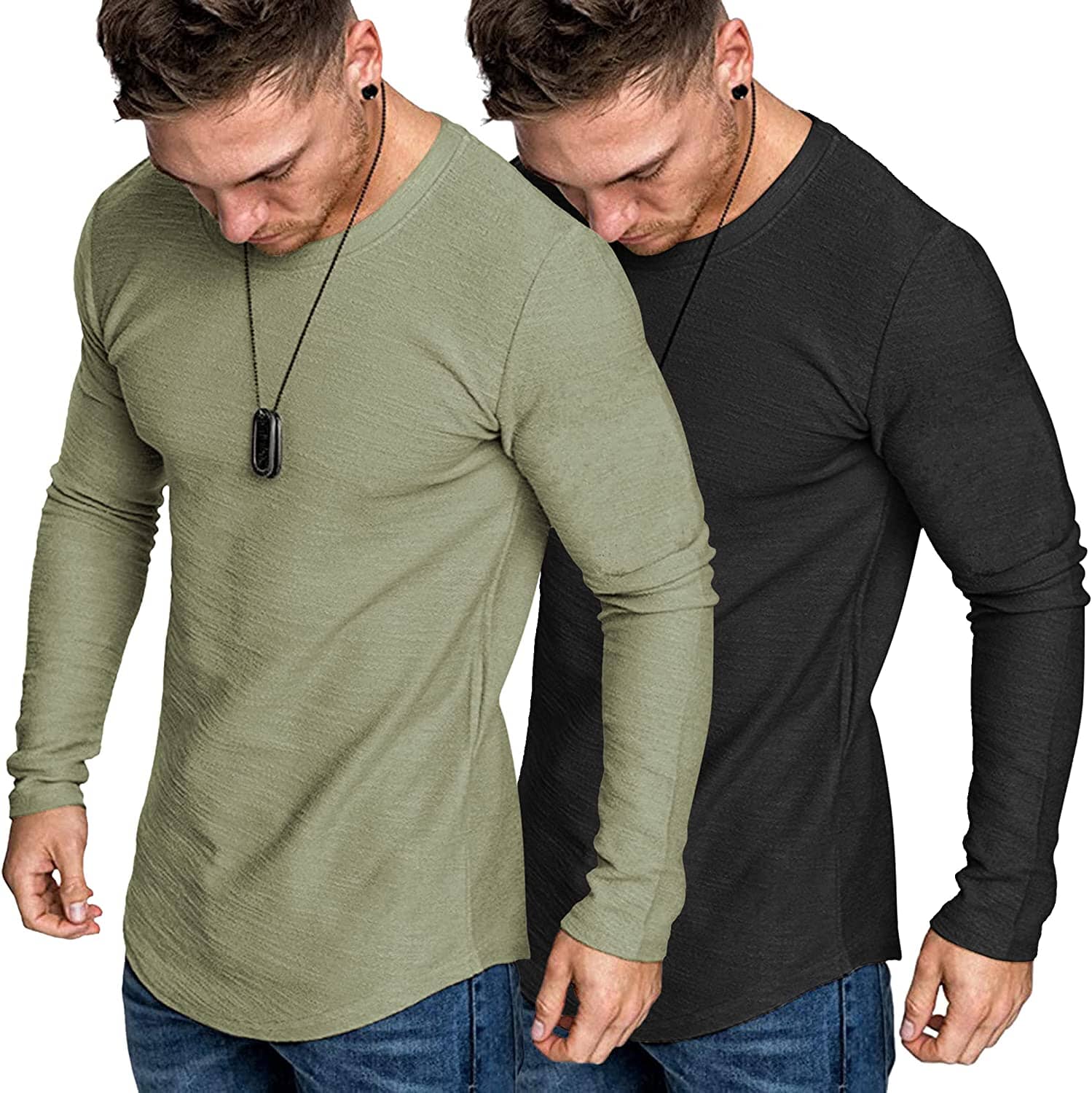 Black/Light Army Green / XXXL