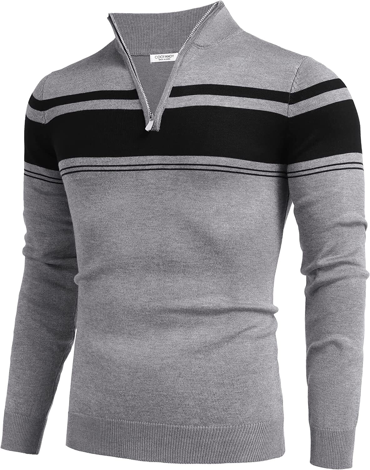 Black & Heather Grey / XXXL