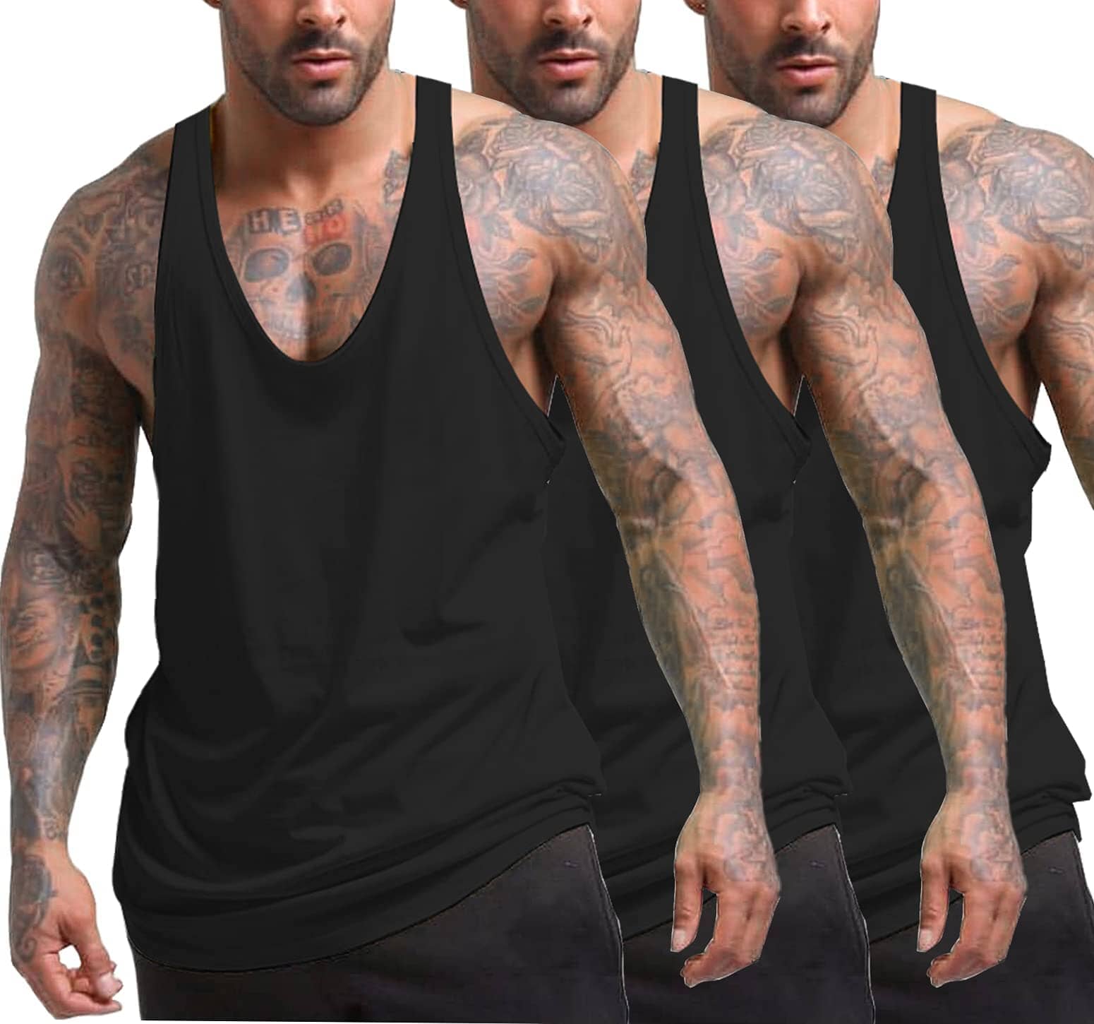 Black/Black/Black / XXL