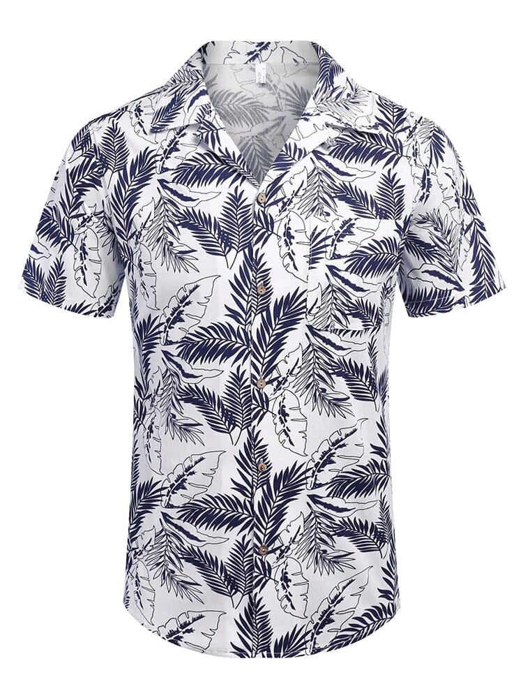 White- Palm Leaf / XXL