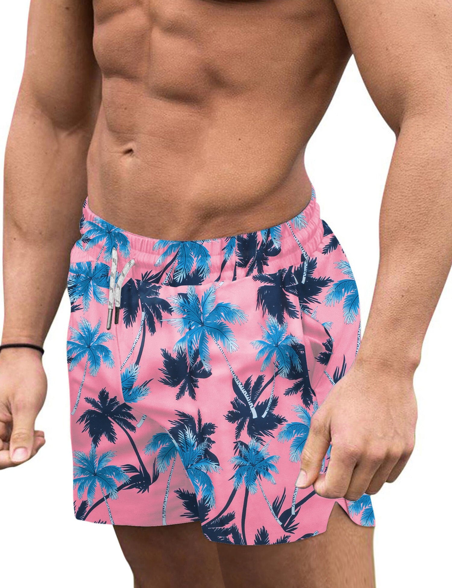Palm Tree Pink / XXXL
