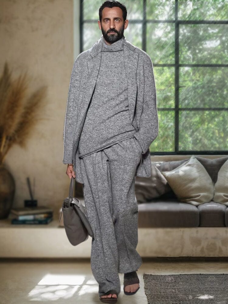 Gray-Short Outerwear / XXXL