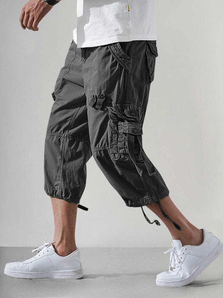 3/4 Capri-Dark Grey / XXXL