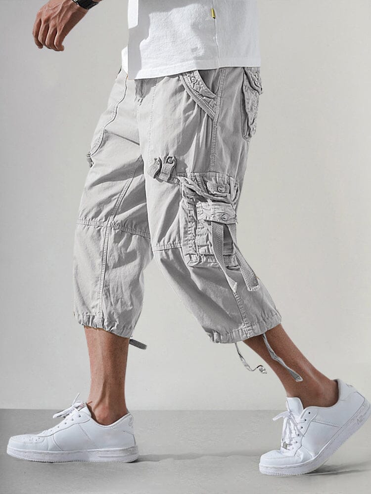 3/4 Capri-Light Grey / XXXL