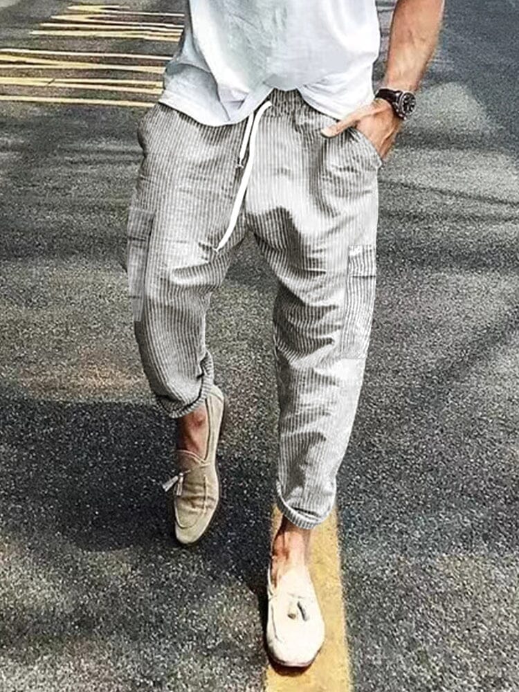 Light Grey Stripe / XXXL