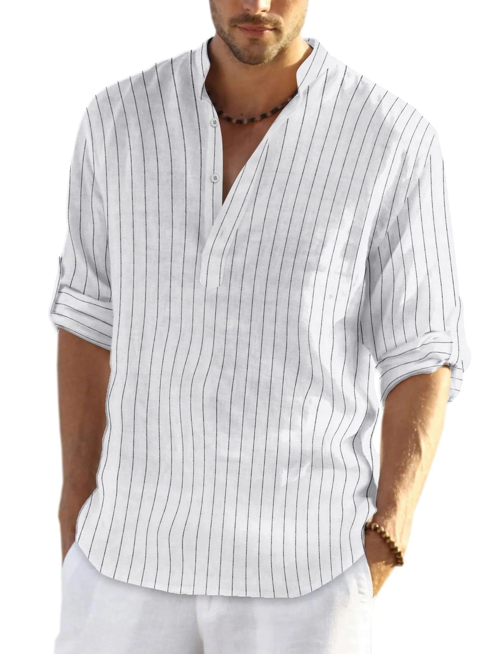 White Striped / XXL