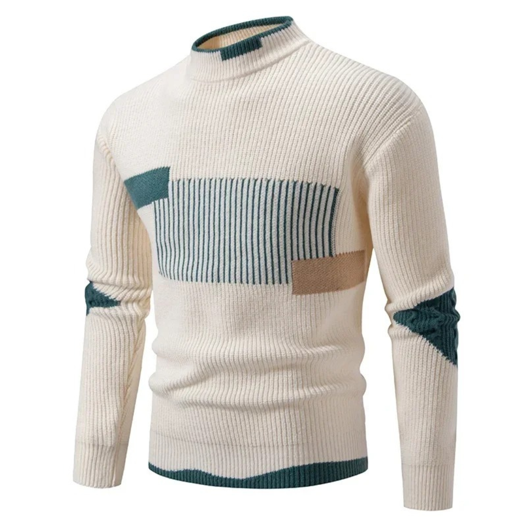 Beige Geometric / 5XL